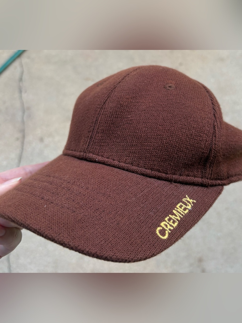 Daniel Cremieux Brown Knit Cap with Side Logo